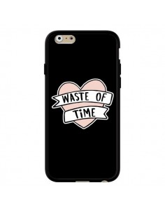 Coque iPhone 6 et 6S Waste of Time Coeur - Maryline Cazenave