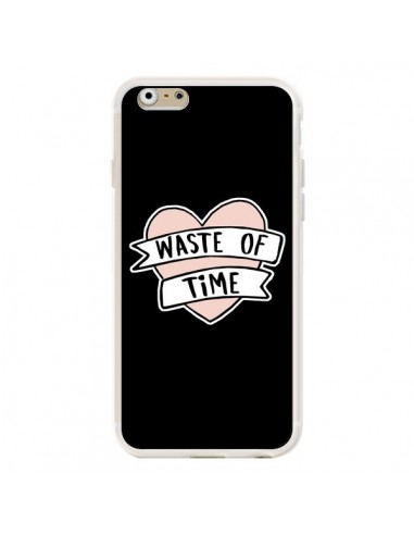 Coque iPhone 6 et 6S Waste of Time Coeur - Maryline Cazenave