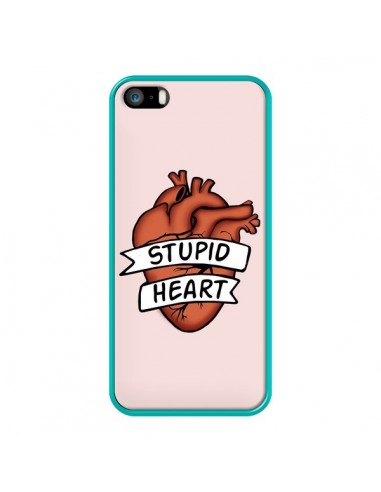 Coque iPhone 5/5S et SE Stupid Heart Coeur - Maryline Cazenave