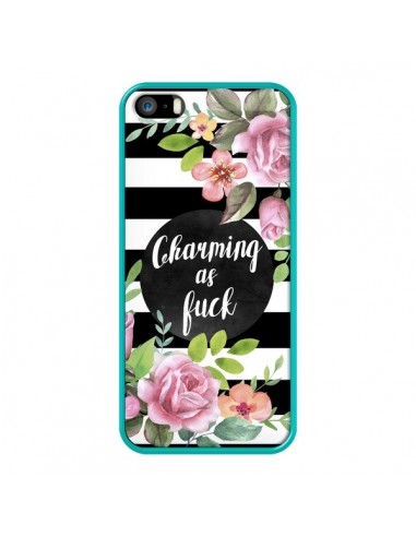 Coque iPhone 5/5S et SE Charming as Fuck Fleurs - Maryline Cazenave