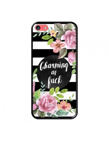 Coque iPhone 5C Charming as Fuck Fleurs - Maryline Cazenave