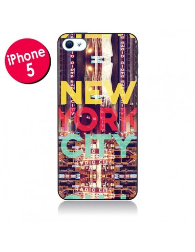 Coque New York City Buildings pour iPhone 5 - Javier Martinez