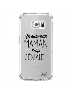 Coque Je suis une Maman trop Géniale Transparente pour...