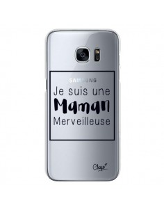 Coque Je suis une Maman Merveilleuse Transparente pour...