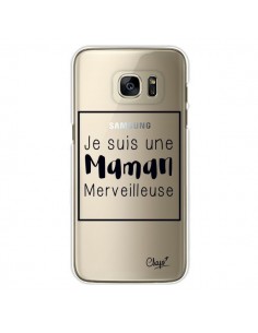 Coque Je suis une Maman Merveilleuse Transparente pour...