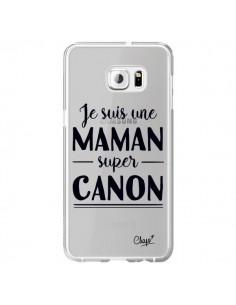 Coque Je suis une Maman super Canon Transparente pour...