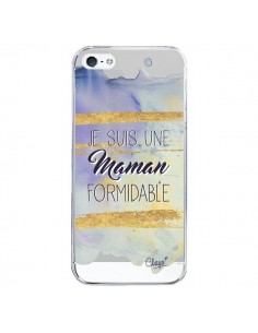 Coque iPhone 5/5S et SE Je suis une Maman Formidable...