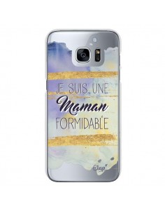 Coque Je suis une Maman Formidable Violet Transparente...