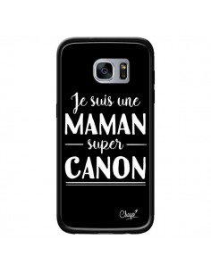 Coque Je suis une Maman super Canon pour Samsung Galaxy...