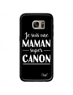Coque Je suis une Maman super Canon pour Samsung Galaxy...