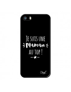 Coque iPhone 5/5S et SE Je suis une Maman au Top - Chapo