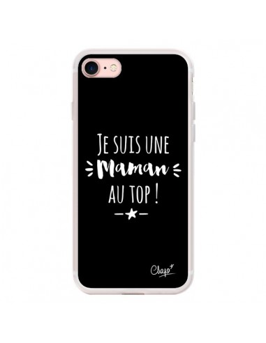 Coque iPhone 7/8 et SE 2020 Je suis une Maman au Top - Chapo