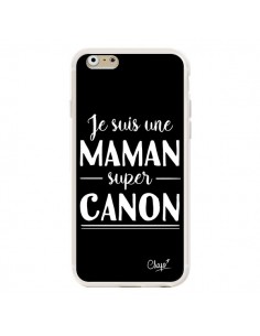 Coque iPhone 6 et 6S Je suis une Maman super Canon - Chapo 2