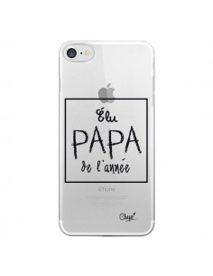 Coque iPhone 7/8 et SE 2020 Elu Papa de l'Année...
