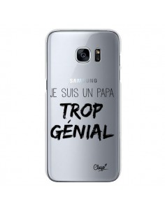 Coque Je suis un Papa trop Génial Transparente pour...