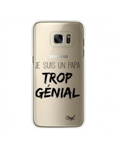 Coque Je suis un Papa trop Génial Transparente pour...
