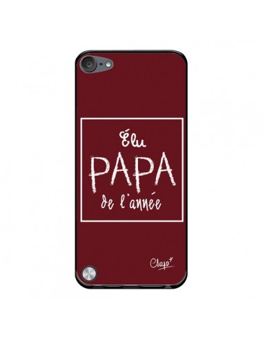 Coque Elu Papa de l'Année Rouge Bordeaux pour iPod Touch 5/6 et 7 - Chapo