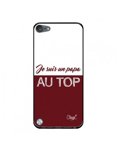 Coque Je suis un Papa au Top Rouge Bordeaux pour iPod Touch 5/6 et 7 - Chapo