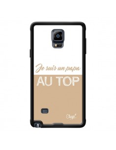 Coque Je suis un Papa au Top Beige pour Samsung Galaxy...