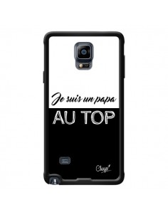 Coque Je suis un Papa au Top Noir pour Samsung Galaxy...