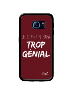 Coque Je suis un Papa trop Génial Rouge Bordeaux pour...