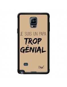 Coque Je suis un Papa trop Génial Beige pour Samsung...