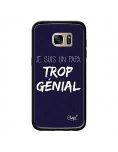 Coque Je suis un Papa trop Génial Bleu Marine pour...