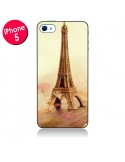 Coque iPhone 5/5S et SE Tour Eiffel Vintage - Irene Sneddon