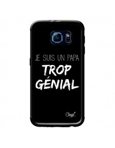 Coque Je suis un Papa trop Génial Noir pour Samsung...