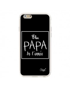 Coque iPhone 6 et 6S Elu Papa de l'Année Noir - Chapo 2