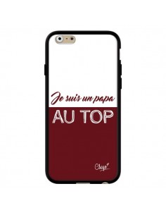 Coque iPhone 6 et 6S Je suis un Papa au Top Rouge...