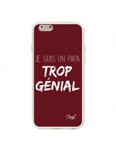 Coque iPhone 6 et 6S Je suis un Papa trop Génial Rouge... 2