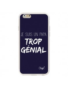 Coque iPhone 6 et 6S Je suis un Papa trop Génial Bleu... 2