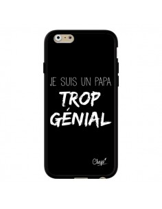 Coque iPhone 6 et 6S Je suis un Papa trop Génial Noir -...