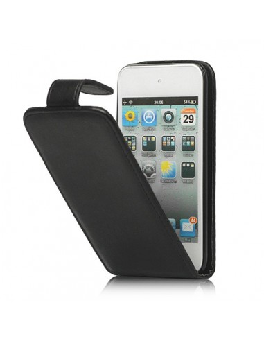 Flip Case simili Cuir Noir pour iPod Touch 4