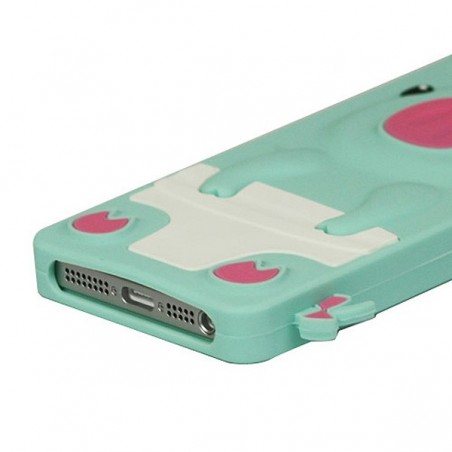Coque Cochon Pig couronné en Silicone pour iPhone 5