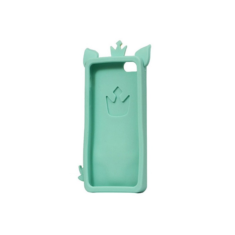 Coque Cochon Pig couronné en Silicone pour iPhone 5
