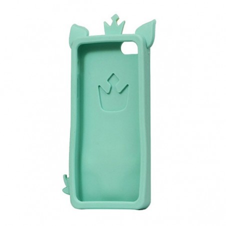 Coque Cochon Pig couronné en Silicone pour iPhone 5
