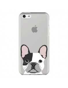 Coque iPhone 5C Bulldog Français Chien Transparente - Pet...