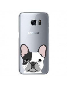 Coque Bulldog Français Chien Transparente pour Samsung...
