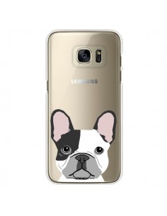 Coque Bulldog Français Chien Transparente pour Samsung...