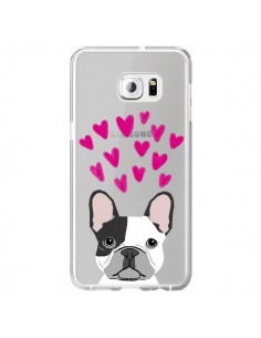 Coque Bulldog Français Coeurs Chien Transparente pour...