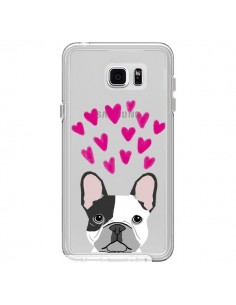 Coque Bulldog Français Coeurs Chien Transparente pour...