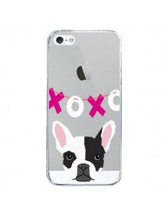 Coque iPhone 5/5S et SE Bulldog Français XoXo Chien...