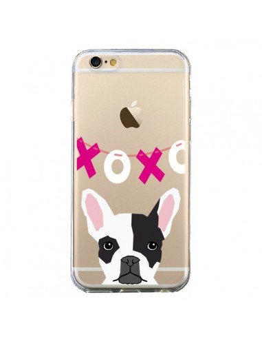Coque iPhone 6 et 6S Bulldog Français XoXo Chien Transparente - Pet Friendly