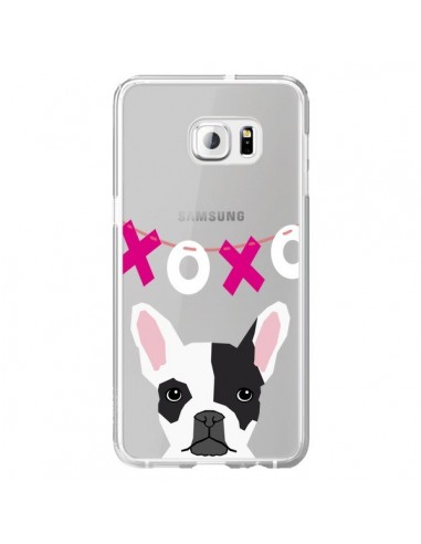 Coque Bulldog Français XoXo Chien Transparente pour Samsung Galaxy S6 Edge Plus - Pet Friendly