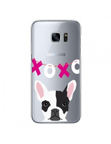 Coque Bulldog Français XoXo Chien Transparente pour Samsung Galaxy S7 - Pet Friendly