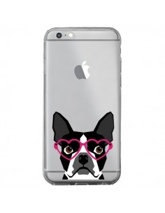 Coque iPhone 6 Plus et 6S Plus Boston Terrier Lunettes...