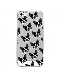 Coque iPhone 5/5S et SE Chiens Boston Terrier...
