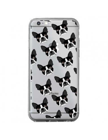 Coque iPhone 6 Plus et 6S Plus Chiens Boston Terrier Transparente - Pet Friendly